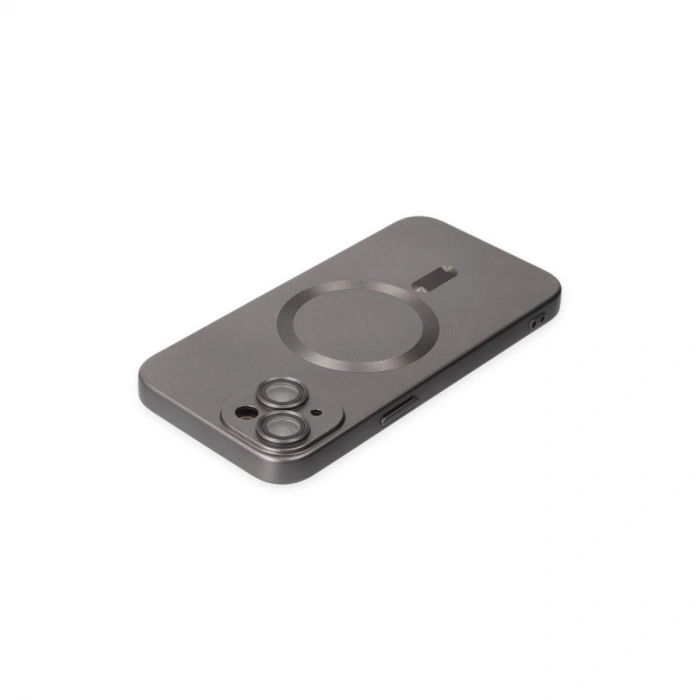 Apple İphone 14 Plus Kılıf Moshi Lens Magneticsafe Silikon - Füme
