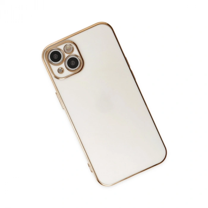 Apple İphone 14 Plus Kılıf Volet Silikon - Beyaz