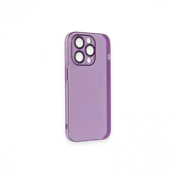 Apple İphone 14 Pro Kılıf Armada Lensli Kapak - Derin Mor