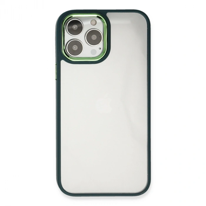 Apple İphone 14 Pro Kılıf Dora Kapak - Haki Yeşil