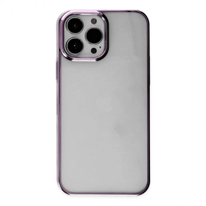 Apple İphone 14 Pro Kılıf Element Silikon - Lila