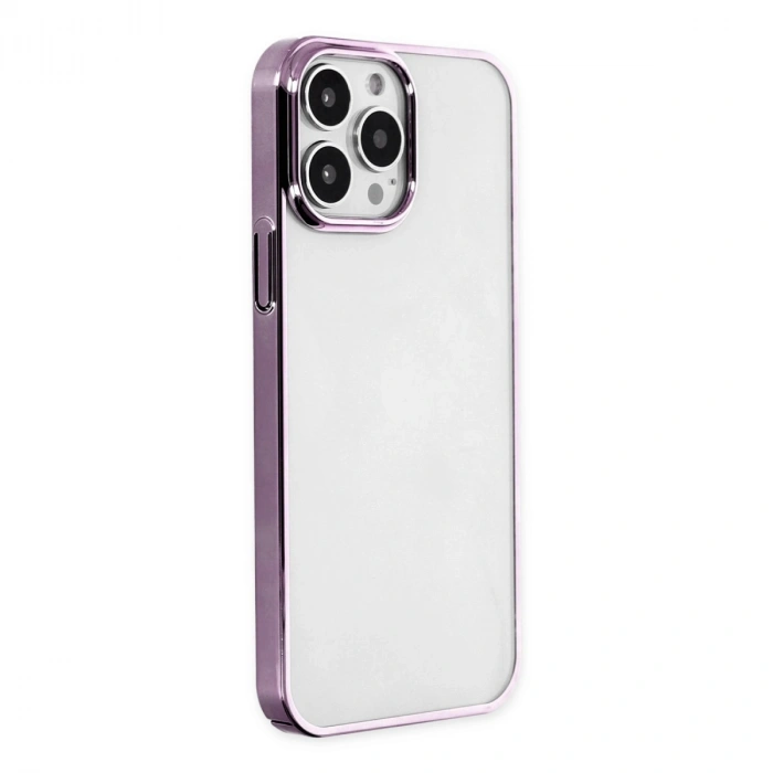 Apple İphone 14 Pro Kılıf Element Silikon - Lila