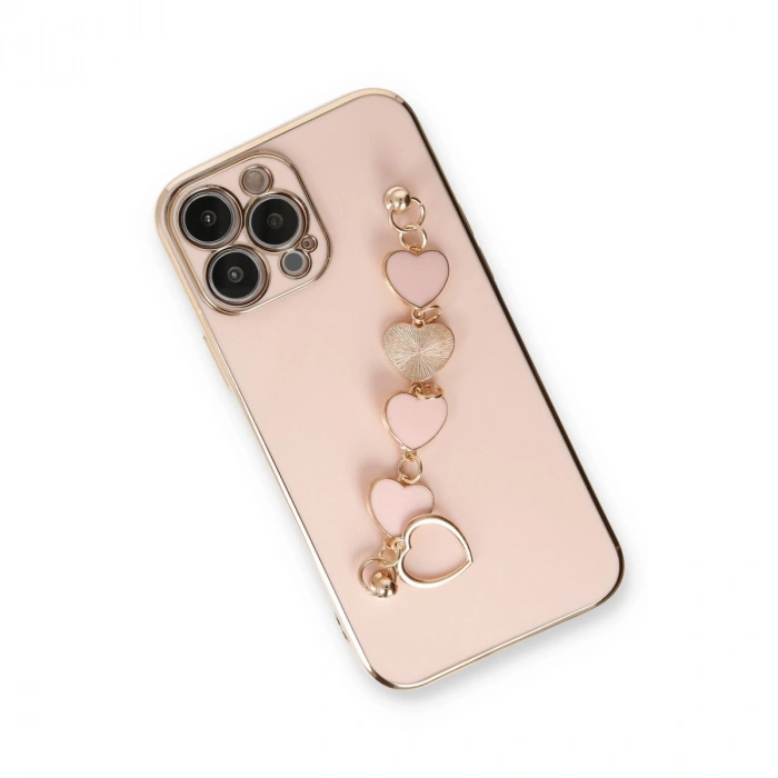 Apple İphone 14 Pro Kılıf Esila Silikon - Pudra