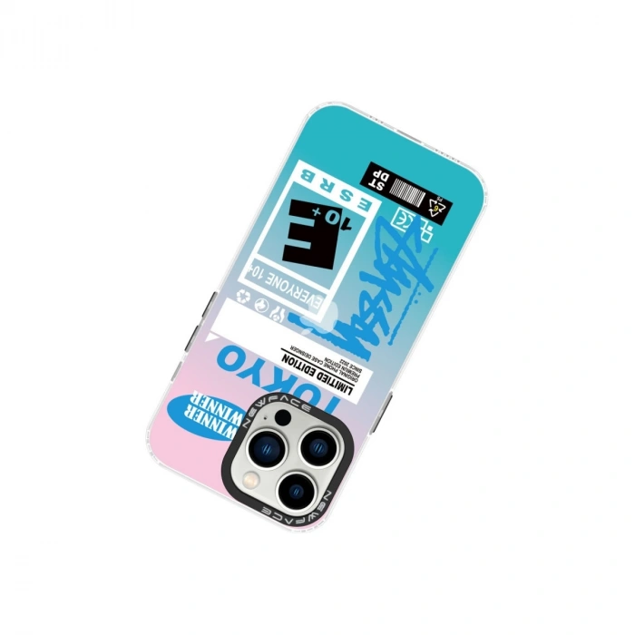 Apple İphone 14 Pro Kılıf Estoril Desenli Kapak - Estoril - 1