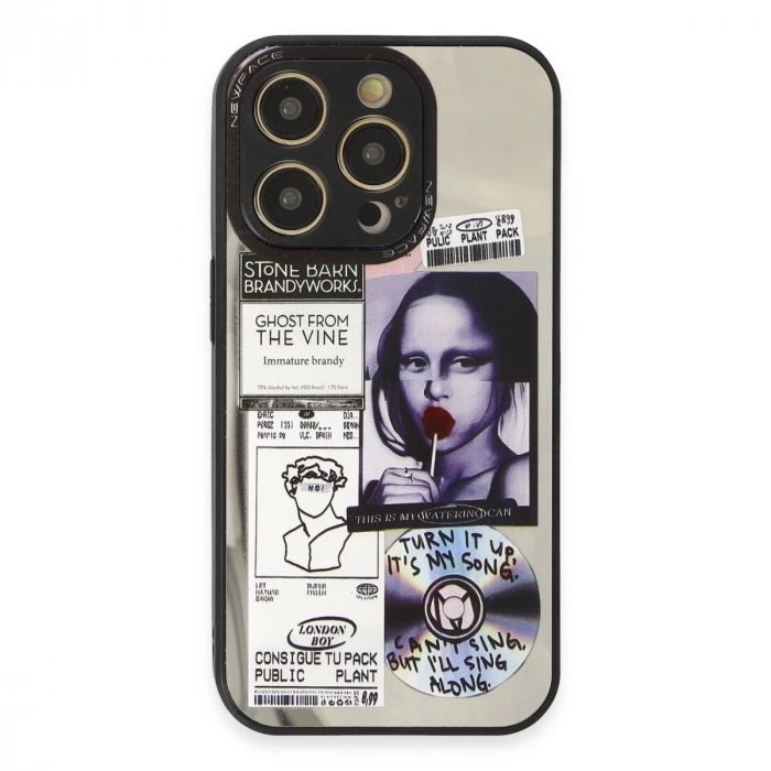 Apple İphone 14 Pro Kılıf Mirror Desenli Kapak - Mirror - 2