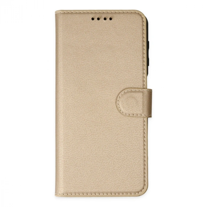 Apple İphone 14 Pro Kılıf Trend S Plus Kapaklı Kılıf - Gold