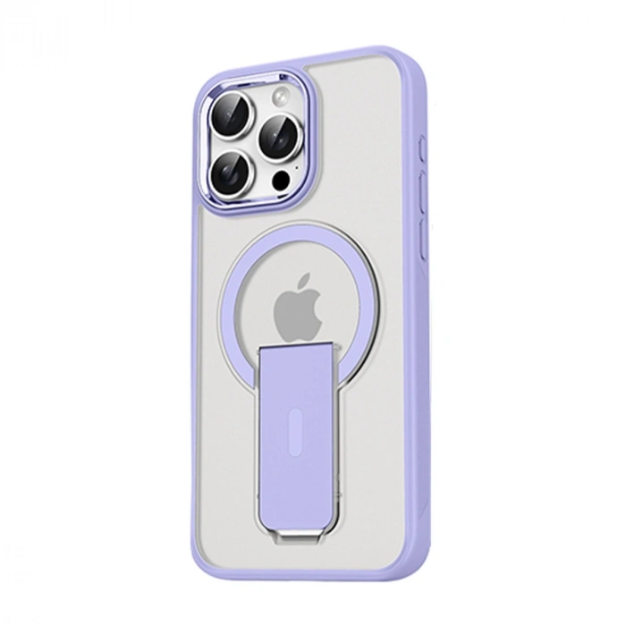 Apple İphone 14 Pro Tork Magsafe Standlı Kapak - Lila