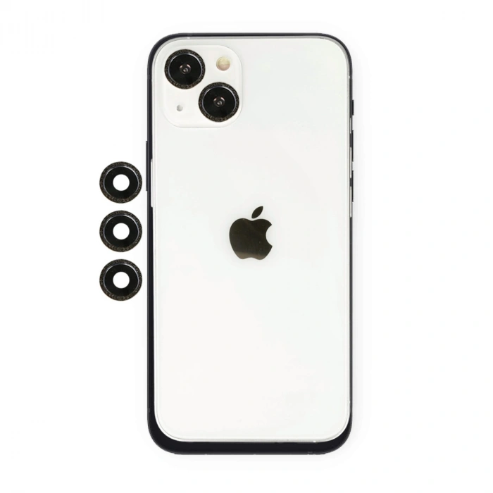 Apple İphone 14 Shine Kamera Lens - Siyah