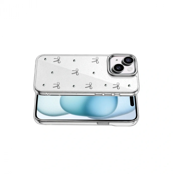 Apple İphone 15 Fiyonk Desenli Kapak - Desen 5