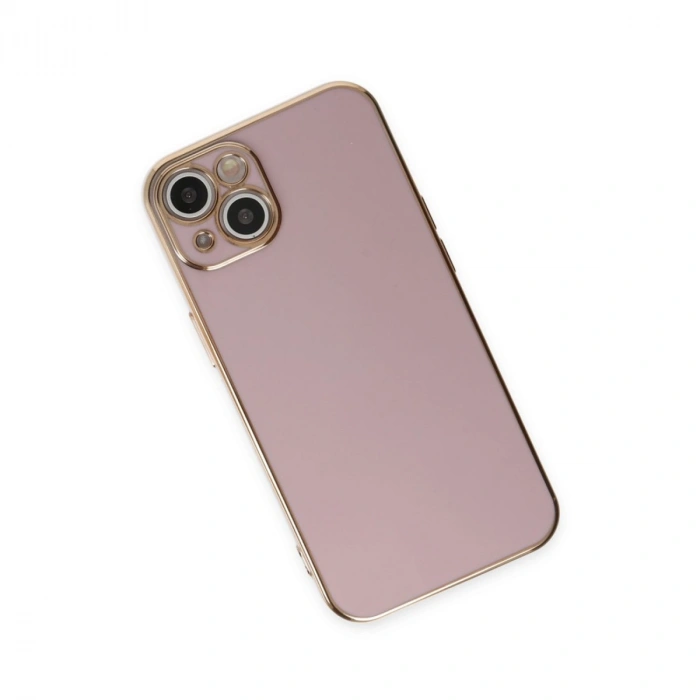 Apple İphone 15 Kılıf Volet Silikon - Mor