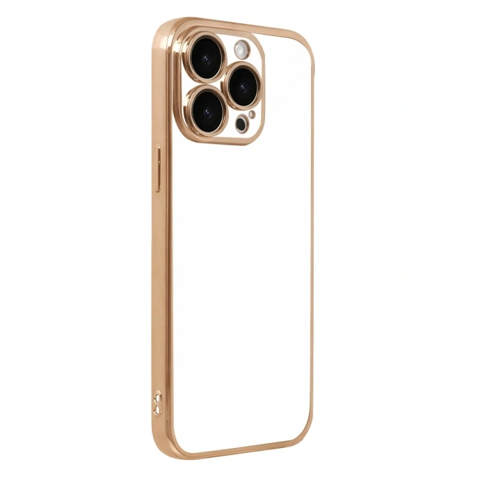 Apple İphone 15 Pro Max Razer Lensli Silikon - Gold