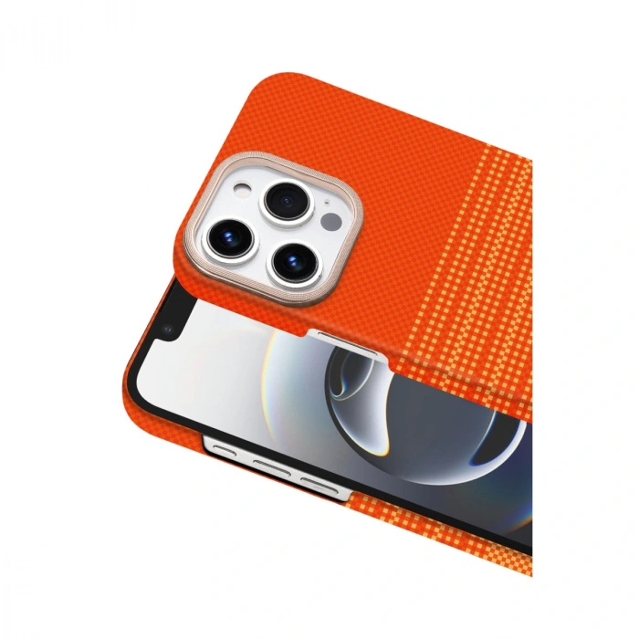 Apple İphone 15 Pro Max Vega Magsafe Kapak - Sarı