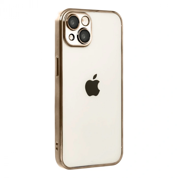 Apple İphone 15 Razer Lensli Silikon - Çöl Titanyum