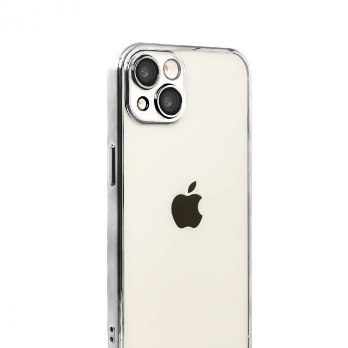 Apple İphone 15 Razer Lensli Silikon - Titan Gri