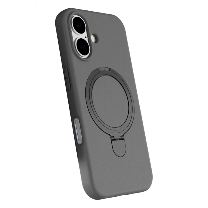 Apple İphone 16 Plus Regal Magsafe Standlı Kapak - Titan Gri