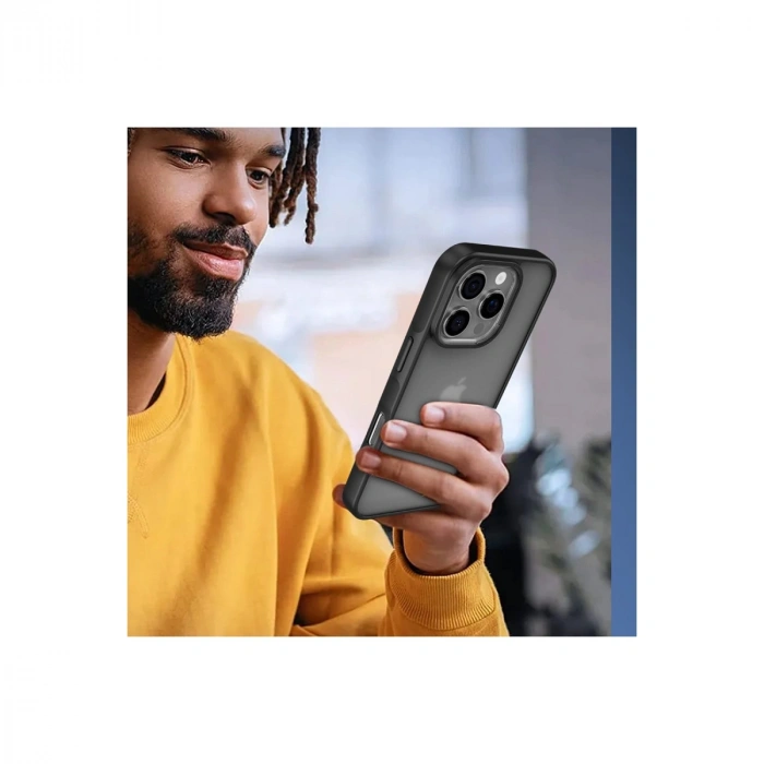 Apple İphone 16 Pro Kılıf Elegant Kapak - Pudra