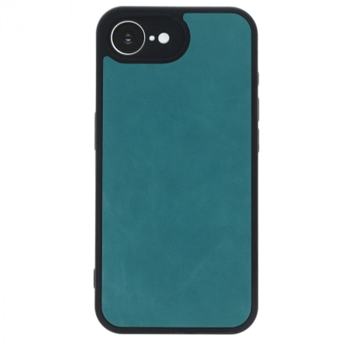 Apple İphone 16e Kılıf Aras Deri Kapak - Açık Yeşil