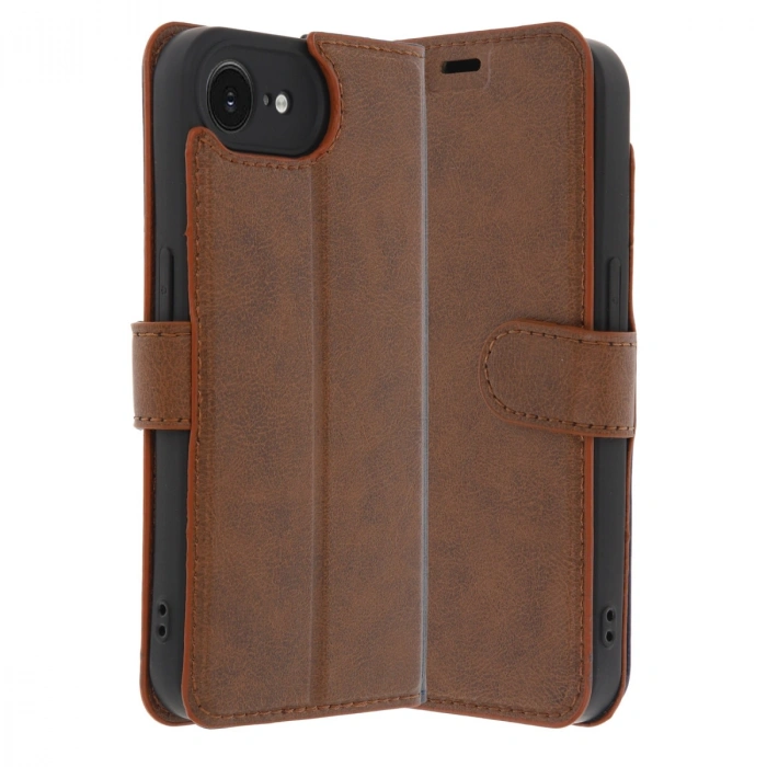 Apple İphone 16e Kılıf Trend S Plus Kapaklı Kılıf - Taba