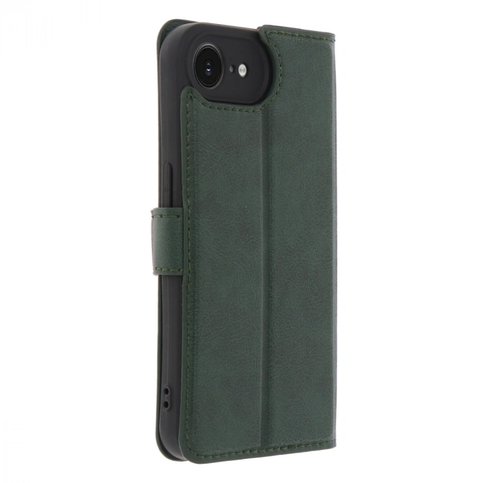 Apple İphone 16e Kılıf Trend S Plus Kapaklı Kılıf - Yeşil