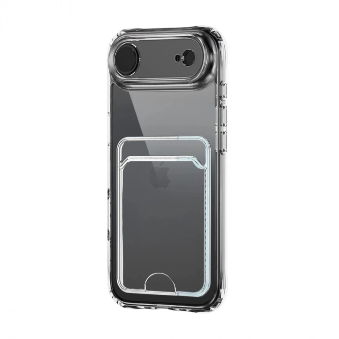 Apple İphone 17 Air Kart Şeffaf Silikon - Şeffaf