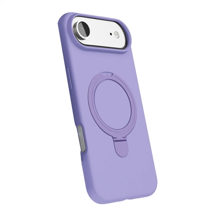 Apple İphone 17 Air Regal Magsafe Standlı Kapak - Lila