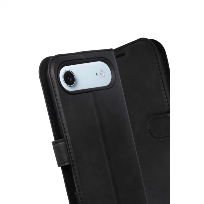 Apple İphone 17 Air Trend S Plus Kapaklı Kılıf - Siyah