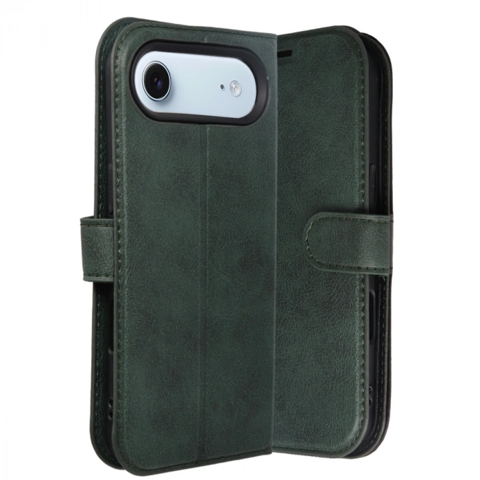 Apple İphone 17 Air Trend S Plus Kapaklı Kılıf - Yeşil