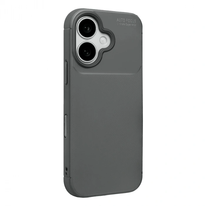 Apple İphone 17 Auto Focus Karbon Kapak - Gri