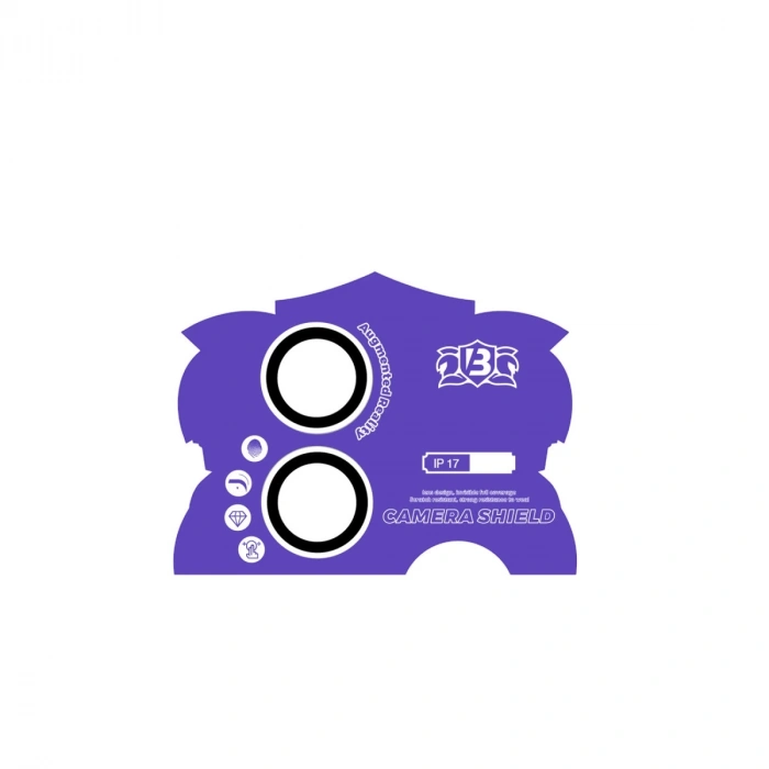 Apple İphone 17 Bilvis Titan Kamera Lens - Gümüş