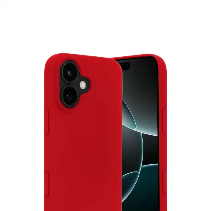 Apple İphone 17 First Silikon - Kırmızı