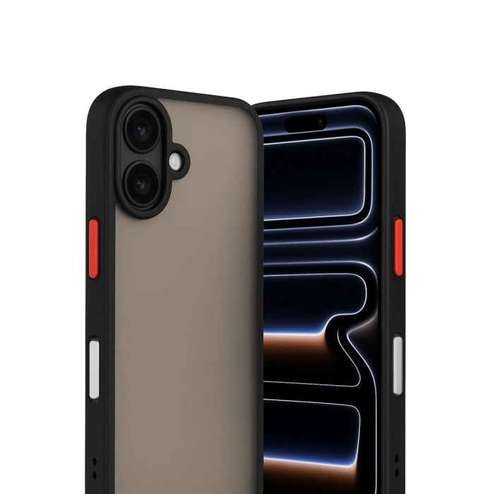 Apple İphone 17 Kılıf Montreal Silikon Kapak - Siyah