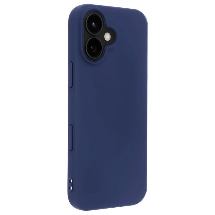 Apple İphone 17 Nano İçi Kadife Silikon - Lacivert