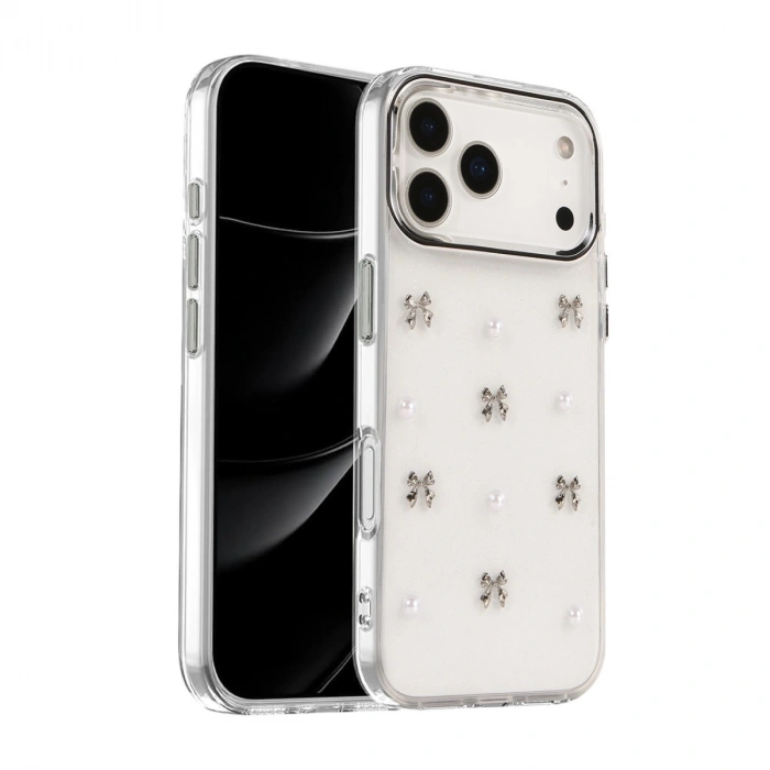 Apple İphone 17 Pro Fiyonk Desenli Kapak - Desen 8