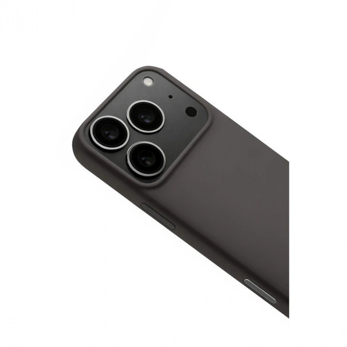 Apple İphone 17 Pro Max Nano İçi Kadife Silikon - Gri