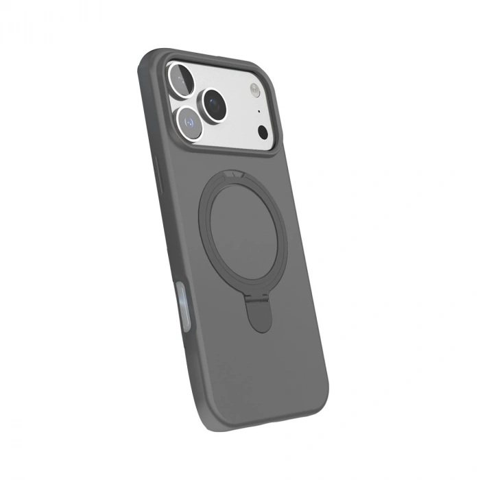 Apple İphone 17 Pro Max Regal Magsafe Standlı Kapak - Titan Gri