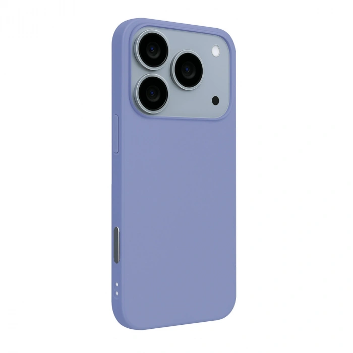 Apple İphone 17 Pro Nano İçi Kadife Silikon - Lila