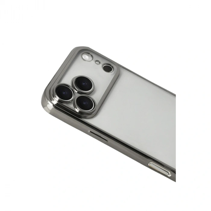 Apple İphone 17 Pro Razer Lensli Silikon - Titan Gri
