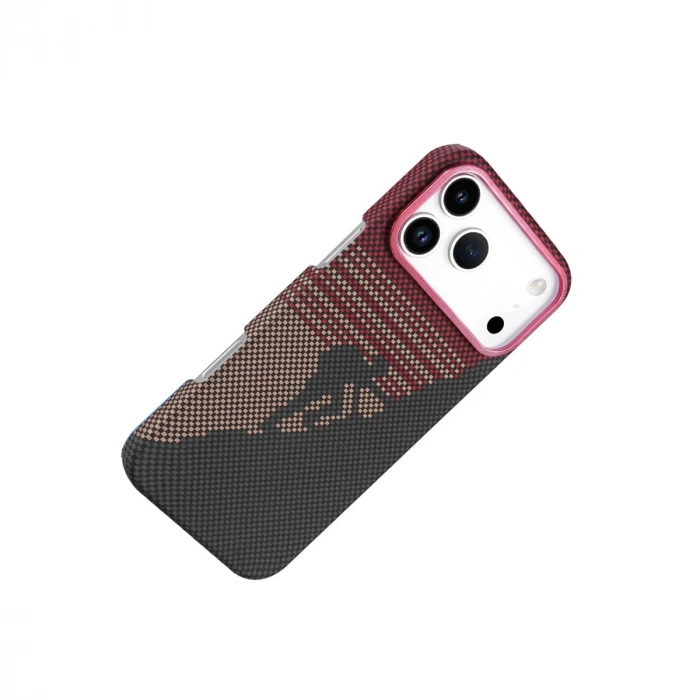 Apple İphone 17 Pro Vega Magsafe Kapak - Kırmızı