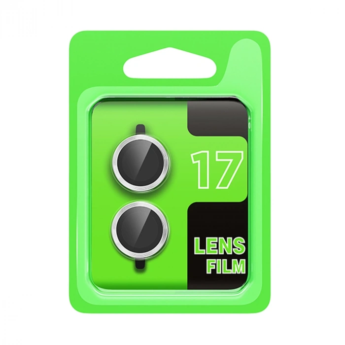 Apple İphone 17 Raze Metal Kamera Lens - Gümüş