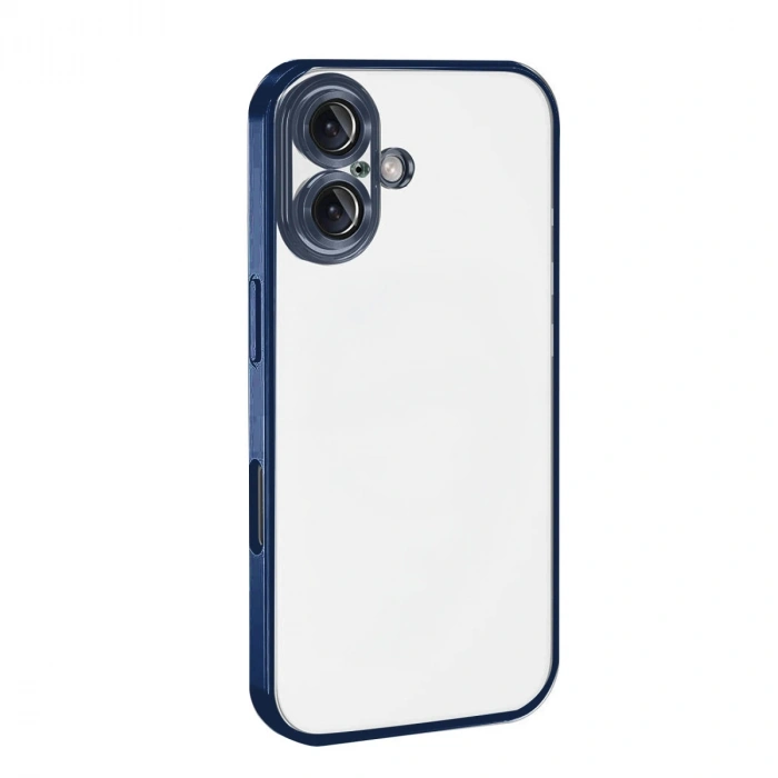 Apple İphone 17 Razer Lensli Silikon - Lacivert