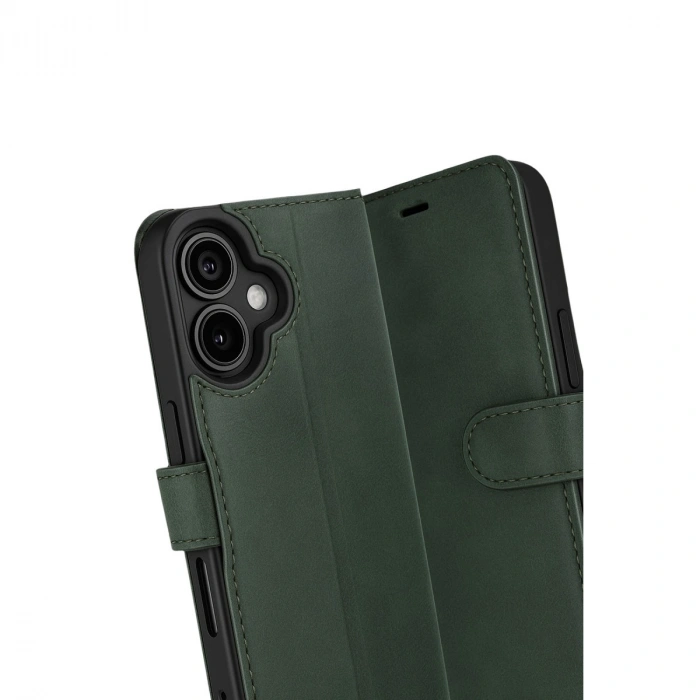 Apple İphone 17 Trend S Plus Kapaklı Kılıf - Yeşil