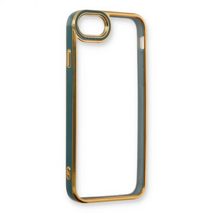 Apple İphone 6 Kılıf Liva Lens Silikon - Yeşil