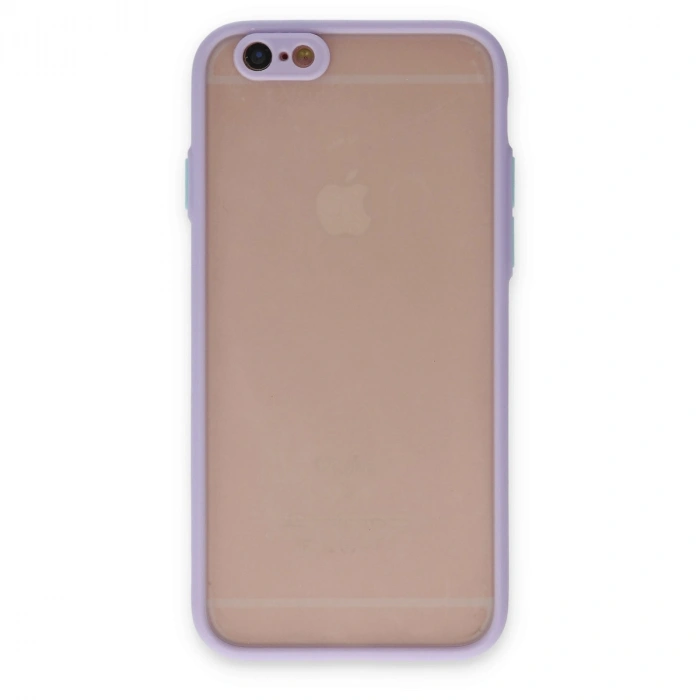 Apple İphone 6 Kılıf Montreal Silikon Kapak - Mor