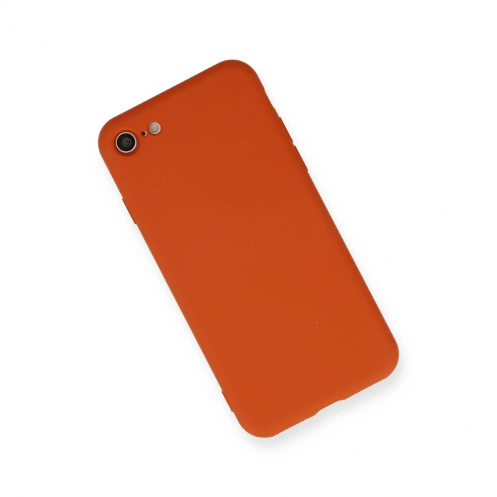 Apple İphone 7 Kılıf Nano İçi Kadife Silikon - Kırmızı