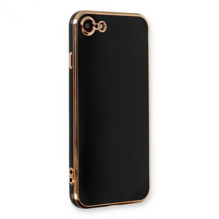 Apple İphone 7 Kılıf Volet Silikon - Siyah