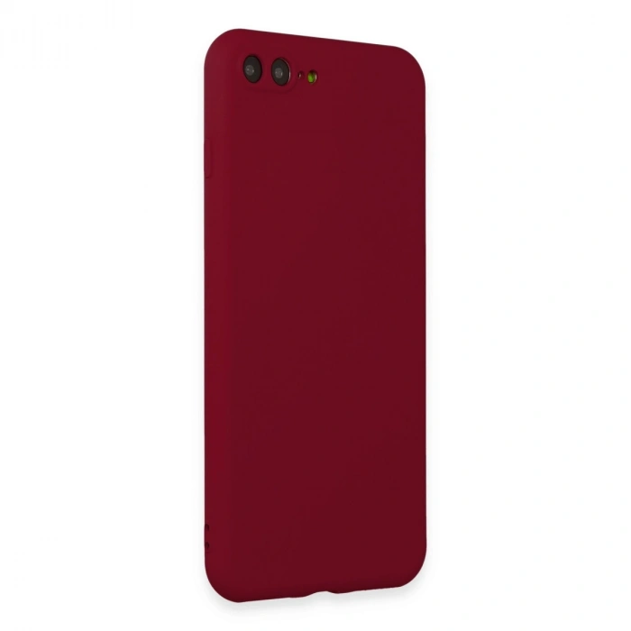 Apple İphone 7 Plus Kılıf First Silikon - Bordo