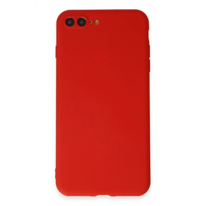 Apple İphone 7 Plus Kılıf First Silikon - Kırmızı
