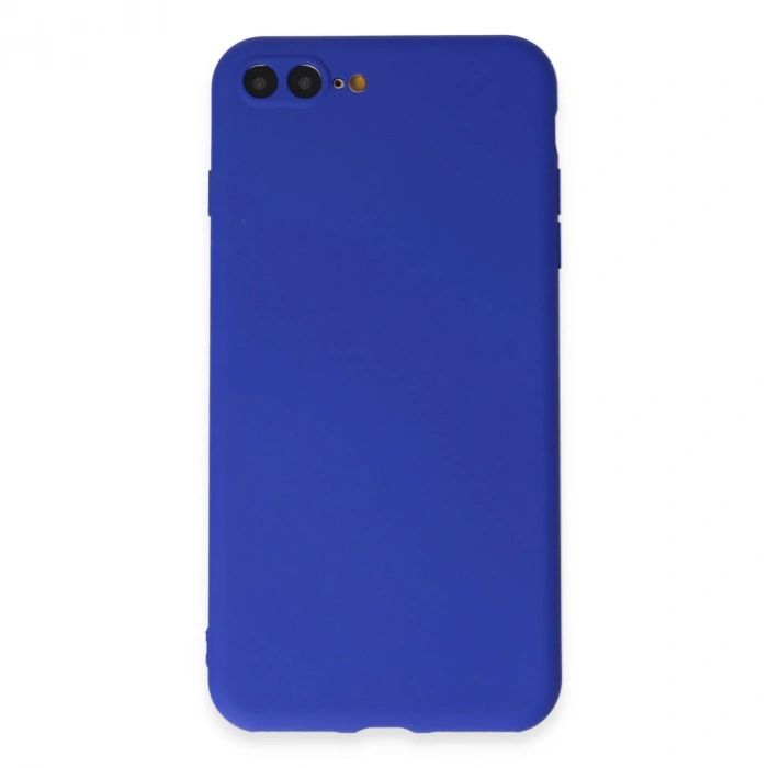 Apple İphone 7 Plus Kılıf First Silikon - Koyu Mavi