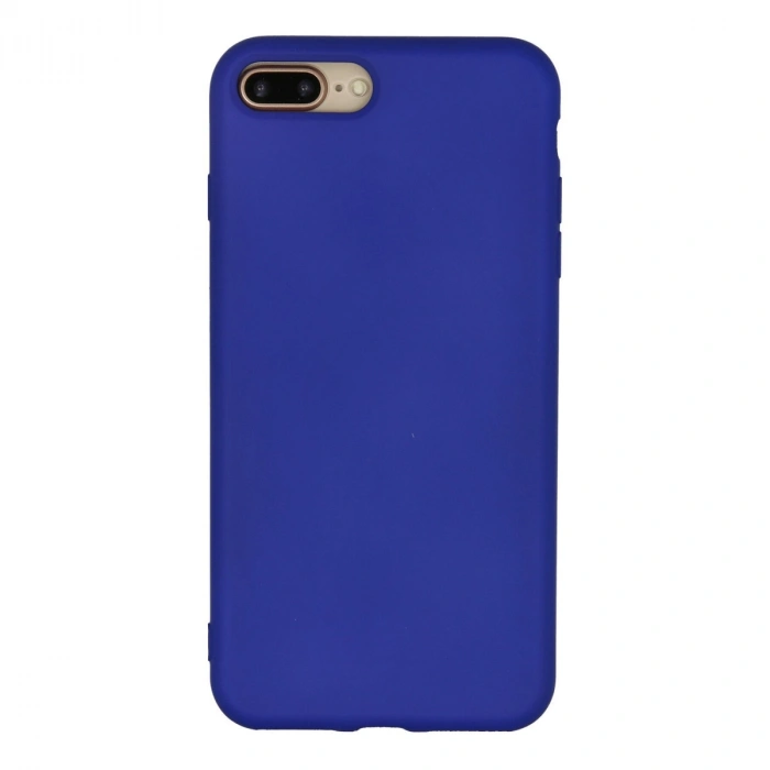Apple İphone 7 Plus Kılıf Nano İçi Kadife Silikon - Lacivert