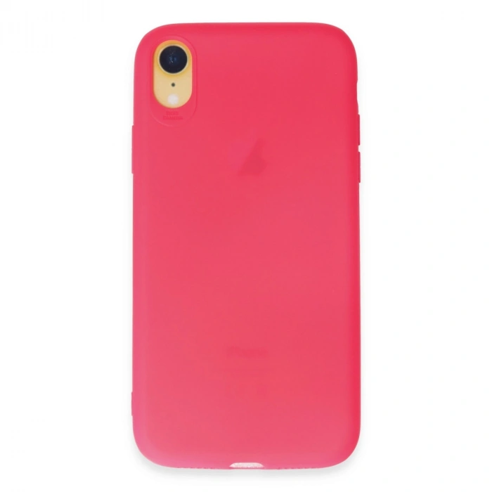 Apple İphone Xr Kılıf First Silikon - Pembe